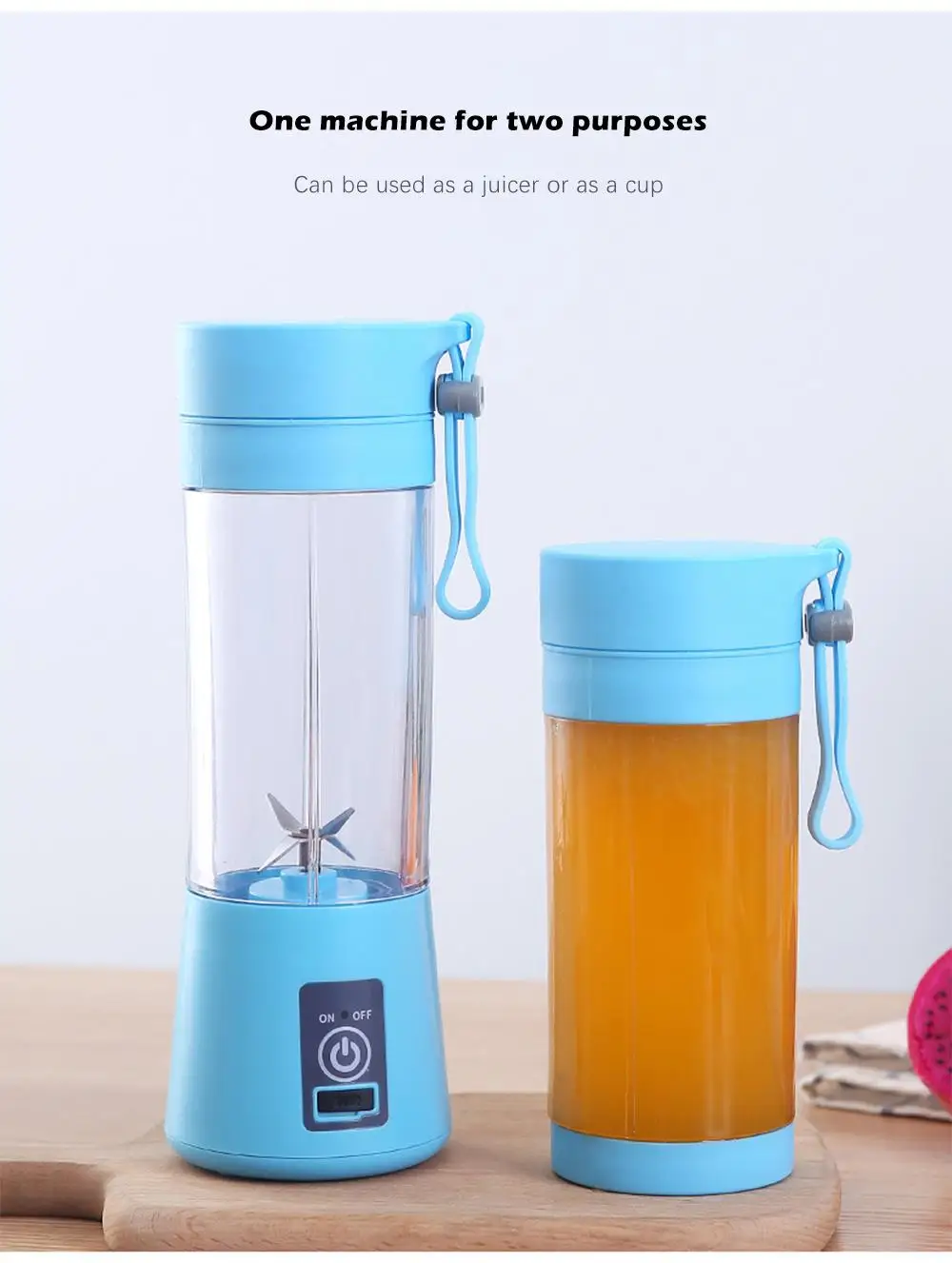 Portable Juicer Fruit Vegetable Juice Mixer