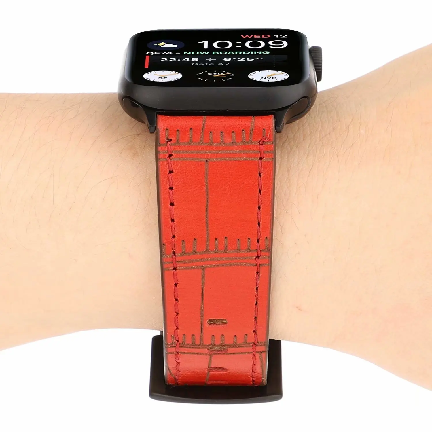 Натуральная кожа, Correa, ремешок для наручных часов Apple Watch 5/4 группа 44/40 мм сменный Браслет ремешок 38, 42 мм, версия для наручных часов iWatch, версия 3, 2