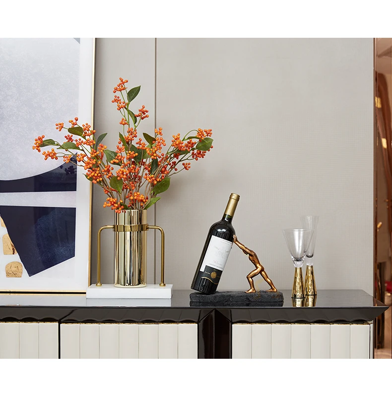 Креативная стойка для вина с эффектом пуш-ап, современный домашний обеденный стол для гостиной, декоративные украшения для дома, ремесла