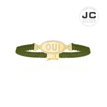 Новые модные амулеты Серебро 925 оригинальная гравировка, Oui многоцветный макраме браслет для женщин с монологотипом Гламурные циркониевые ювелирные изделия