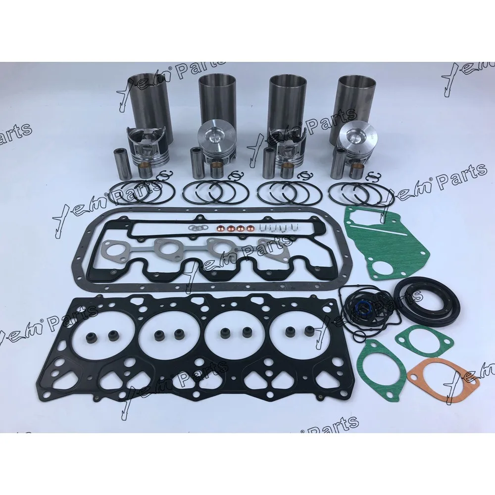 4LE2 piston direct injection engine liner kit piston ring gasket set