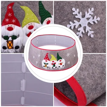 

1Pc Christmas Tree Skirt Classic Novel Lovely Xmas Tree Cover Christmas Tree Skirt for Party Shop