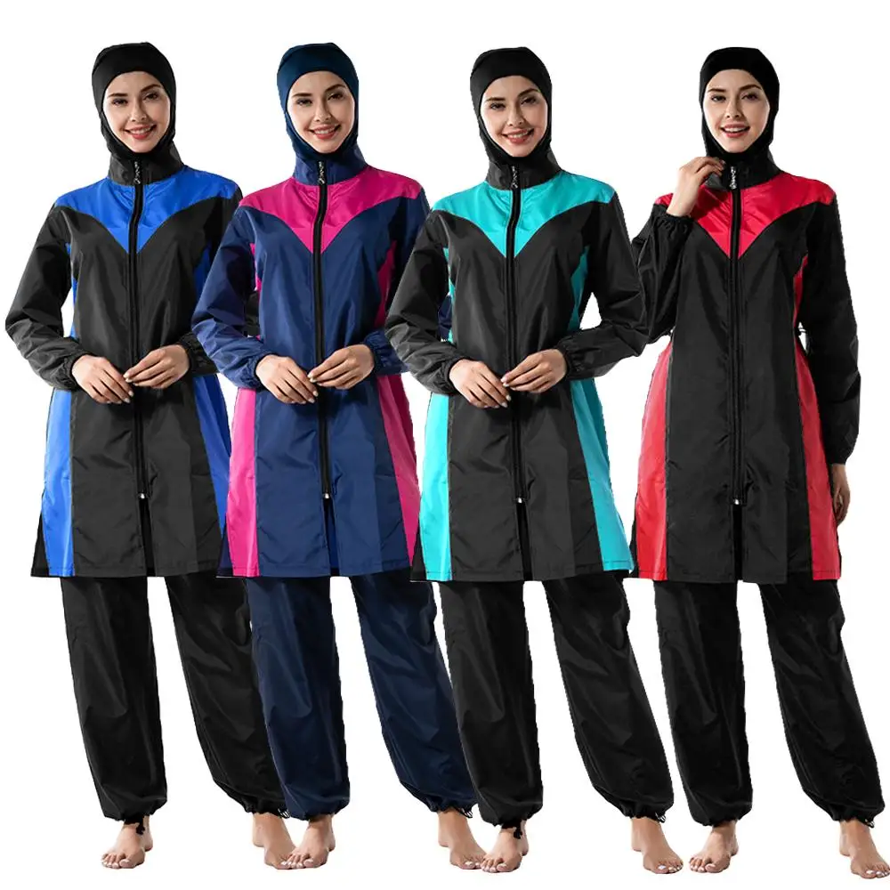 Скромный мусульманский женский купальник для мусульман, спортивный полный купальник, купальный костюм, купальник, Средний Восток