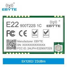 

SX1262 LoRa Module RF IoT Module 868MHz 915Hz 22dBm Interface Long Range Wireless Transmitter and Receiver Ebyte E22-900T22S1C