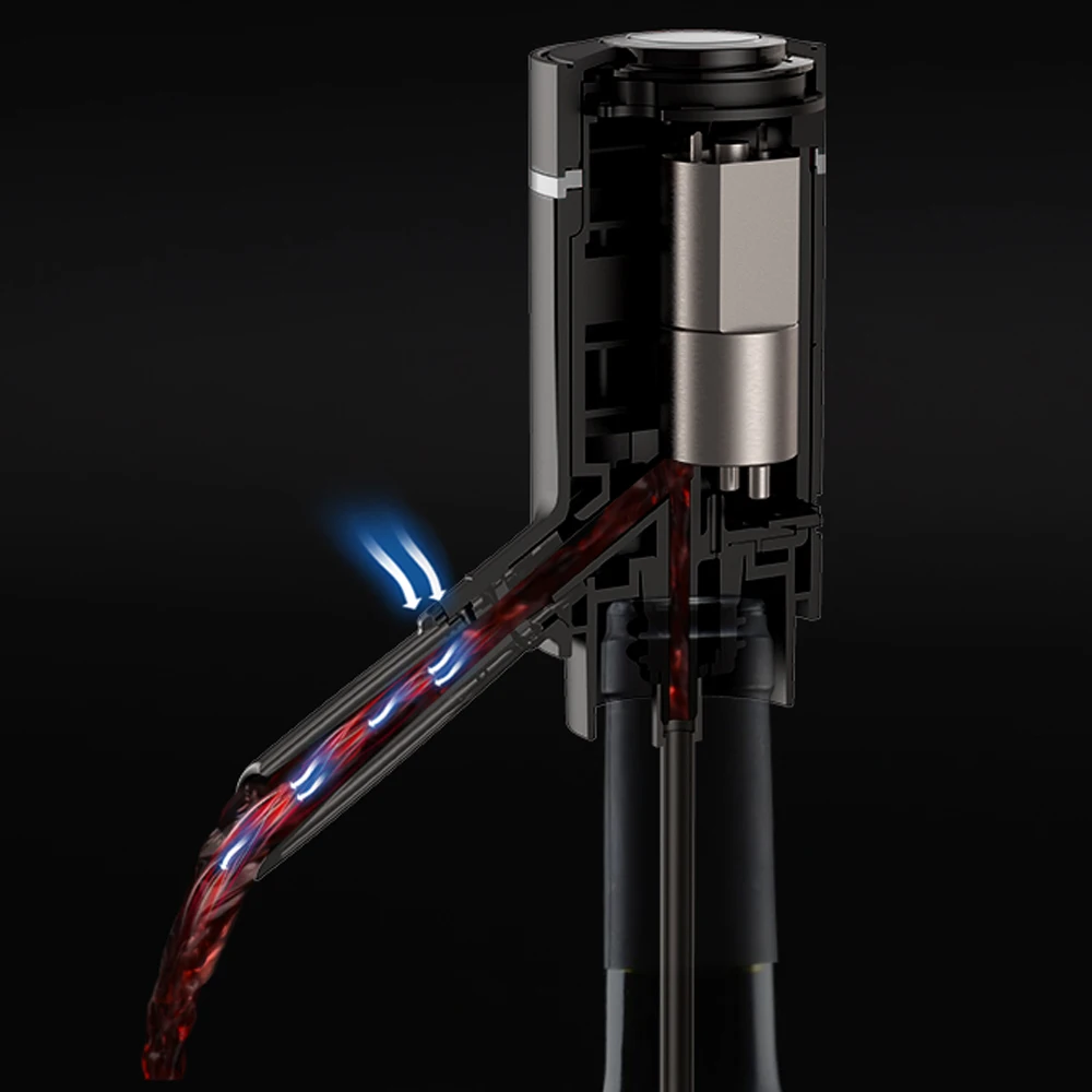 Aerador Decantador de Vinho Tinto com carregamento USB Profissional – Uareliffe™ (Original) H8c67d9981cfb4e3d938ca35fc7b99dbbR