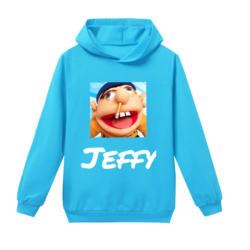 Г. Новая детская одежда Jeffy футболки для мальчиков с забавным принтом gormiti свитер для девочек топы для детей, футболки, худи для малышей jojo siwa - Цвет: H1305