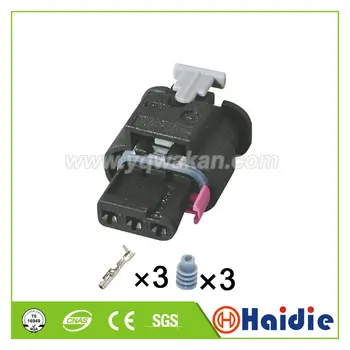 

Free shipping 2sets 3pin Golf 6 Tourette Reversal Radar Electric Eye Probe Plug connector 4F0 973 703 4F0973703