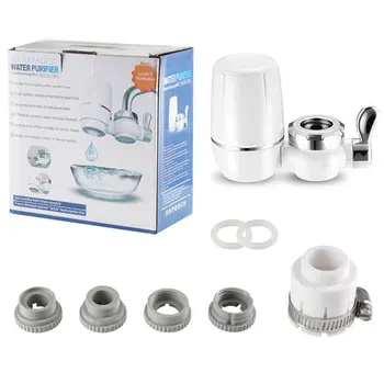 

010 Universal Kitchen Water Filter Faucet Healthy Ceramic Cartridge Tap Purifier Cleanable With Switch Home Water Purifier