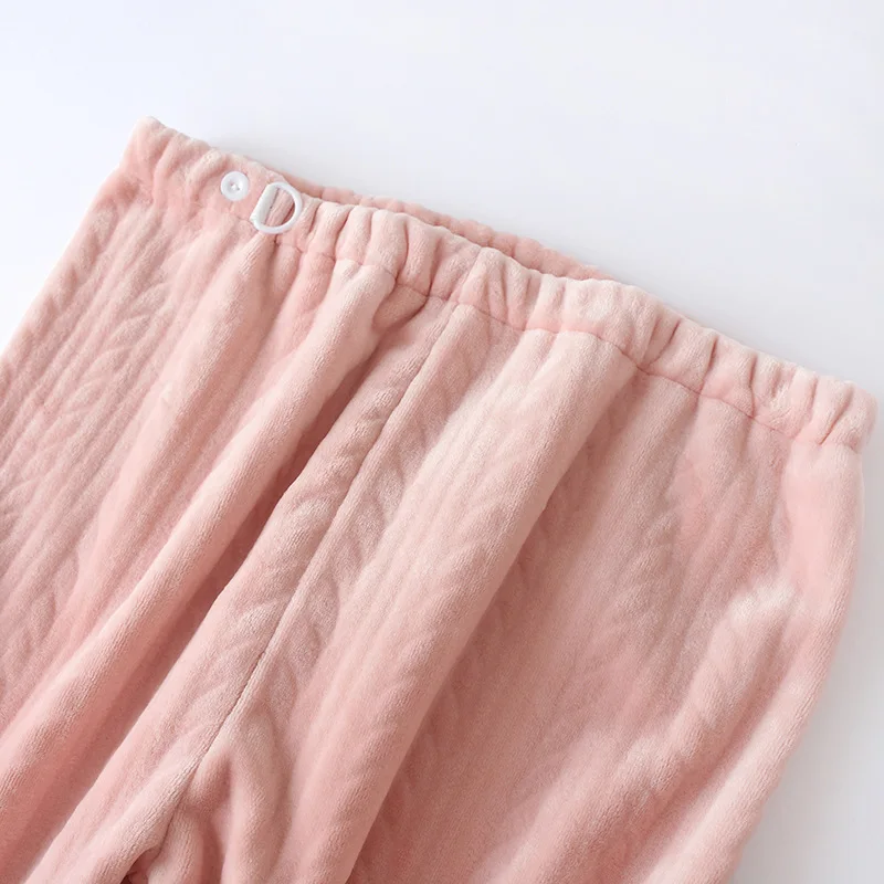 nuevas Pijamas de mujer conjunto de Pijamas de maternidad de invierno traje de franela Pijamas de lactancia Coral