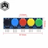 5PCS 12X12MM Big key module Big button module Light touch switch module with hat High level output for arduino or raspberry pi 3 ► Photo 3/6