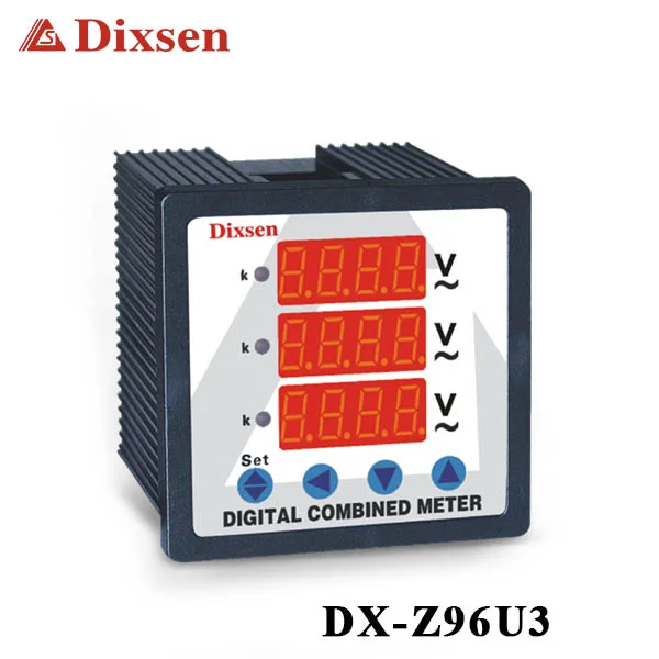 Three-Phase 3 Phase LCD Digital Voltage Electronic Panel Meter