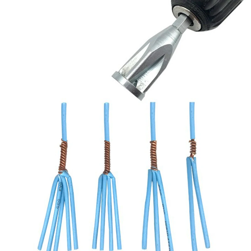 Быстрый инструмент для зачистки проводов соединитель кабеля электрическая мощность дрель 2,5~ 4 квадратный диаметр 24 мм Лидер продаж