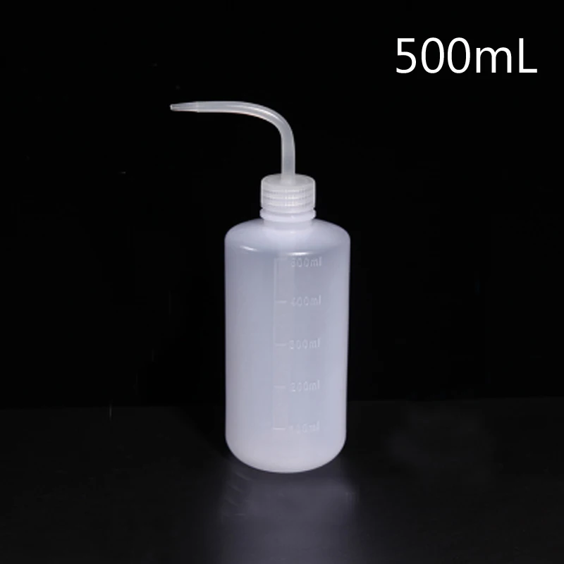 

500ml Long Opening Plastic Tattoo Green Soap Laboratory Water Clean Bottle Washing Wash Squeeze Diffuser Tattoo Bottle Supply