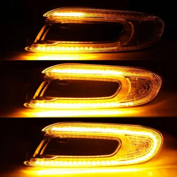 

2x Smoked Lens Amber 18-LED 12V 5W Waterproof Turn Signal Marker Side Light Black + Smoked Lens For BMW Mini F55 F56