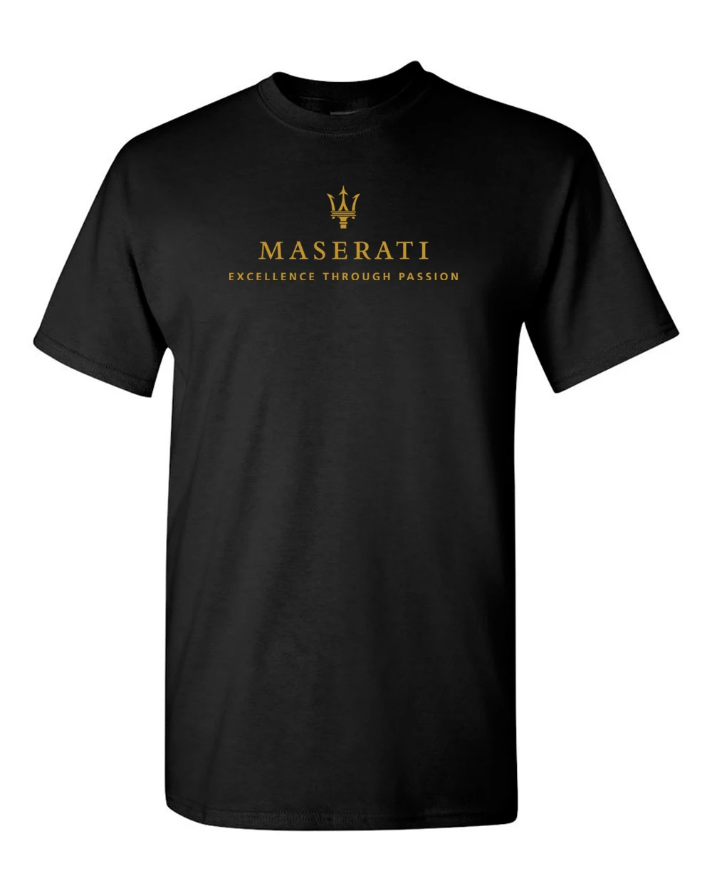 Maserati Excellence Through Passion Racing Sport SuperCar Black T-Shirt |