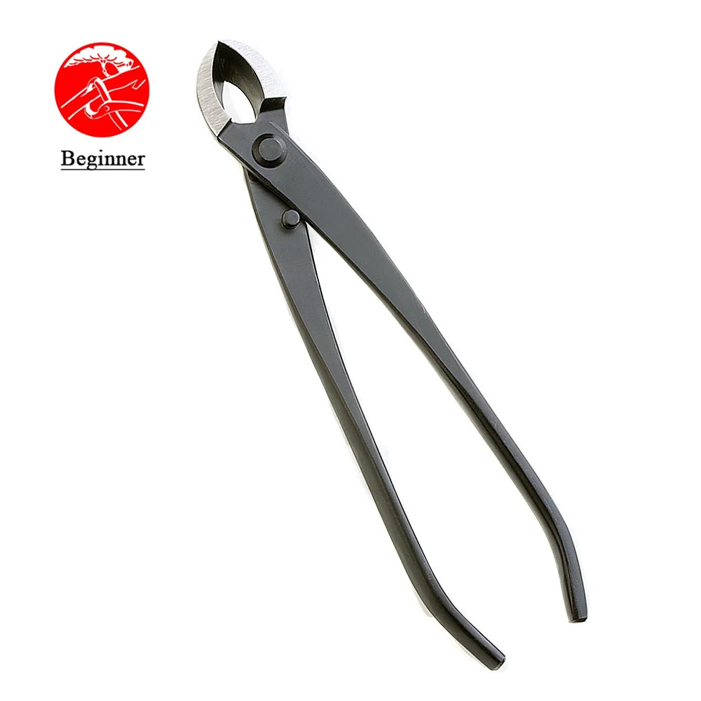 beginner grade 205 mm round edge cutter mixed function of round & straight edge Carbon Steel bonsai tools from TianBonsai