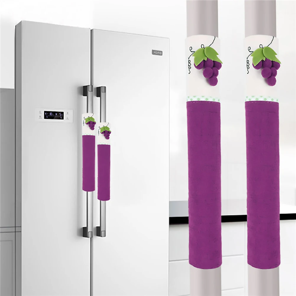 2Pcs Anti Static Doorknob Cotton Cover Door Refrigerator Wardrobe Wearproof Door Handle Protector Home Kitchen Accessories 2Pcs Anti Static Doorknob Cotton Cover Door Refrigerator Wardrobe Wearproof Door Handle Protector Home Kitchen Accessories