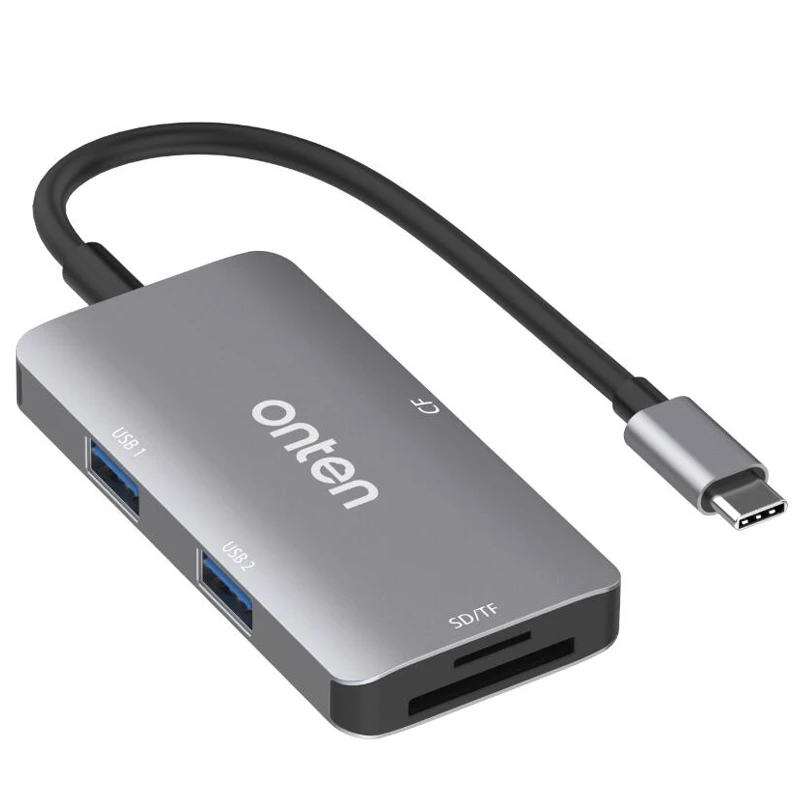 5-в-1 Тип C OTG считыватель смарт-карт для ПК USB 3,0 CF устройство для чтения карт SD TF слот для карт памяти для устройства чтения sd-карт компьютерные принадлежности для Mac OS