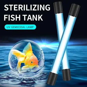 

110/220V Aquarium Germicidal Clean Sterilization Lamp UV Sterilizer Lamp Light Bulb Fish Tank Submersible Pump Cleaning Tools