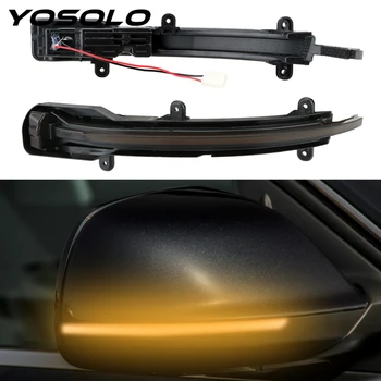 

2pcs Side Rearview Mirror Indicator Blinker LED Dynamic Turn Signal Light For Audi Q5 SQ5 8R 2010-2017 Q7 Facelift 2010-2015