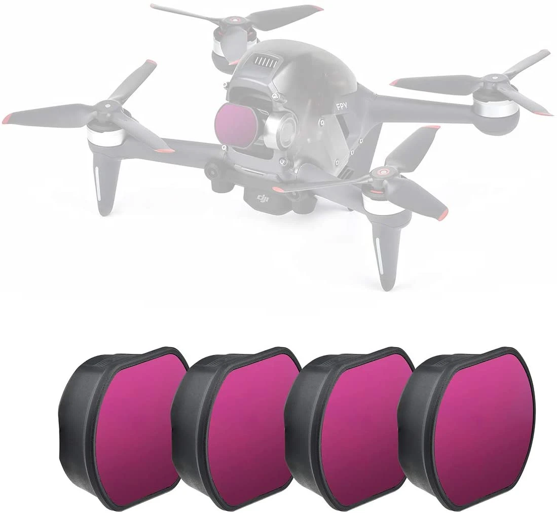 Startrc Nd Filters For Dji Fpv Combo,(4pack) Nd8, Nd16, Nd32, Nd64 Lens