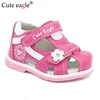 Cute Eagle Summer Girls Sandals Pu Leather Toddler Kids Orthopedic Sandals Girls Closed Toe Baby Flat Shoes Eur 20-30 New 2022 1