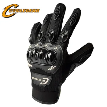 

Joint Protection Motorcycle Full Finger Glove Screen-Touch Motocross Off Road Gloves ATV Racing Guante CYCLEGEAR CG666