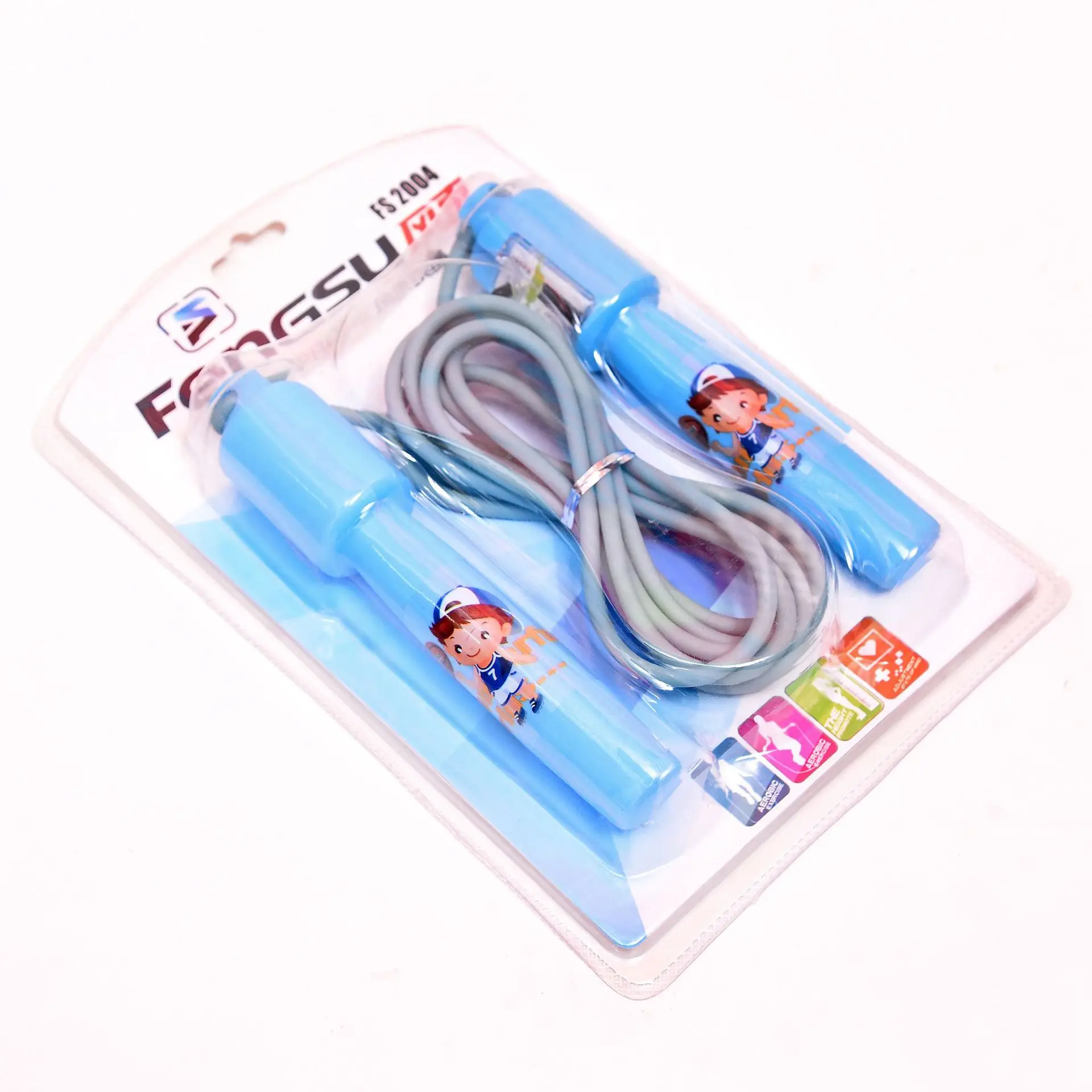 

Children Jump Rope Students Game Examination Exclusive Jump Rope Plastic Handle Cartoon Fitness Jump Rope Color Adjustable
