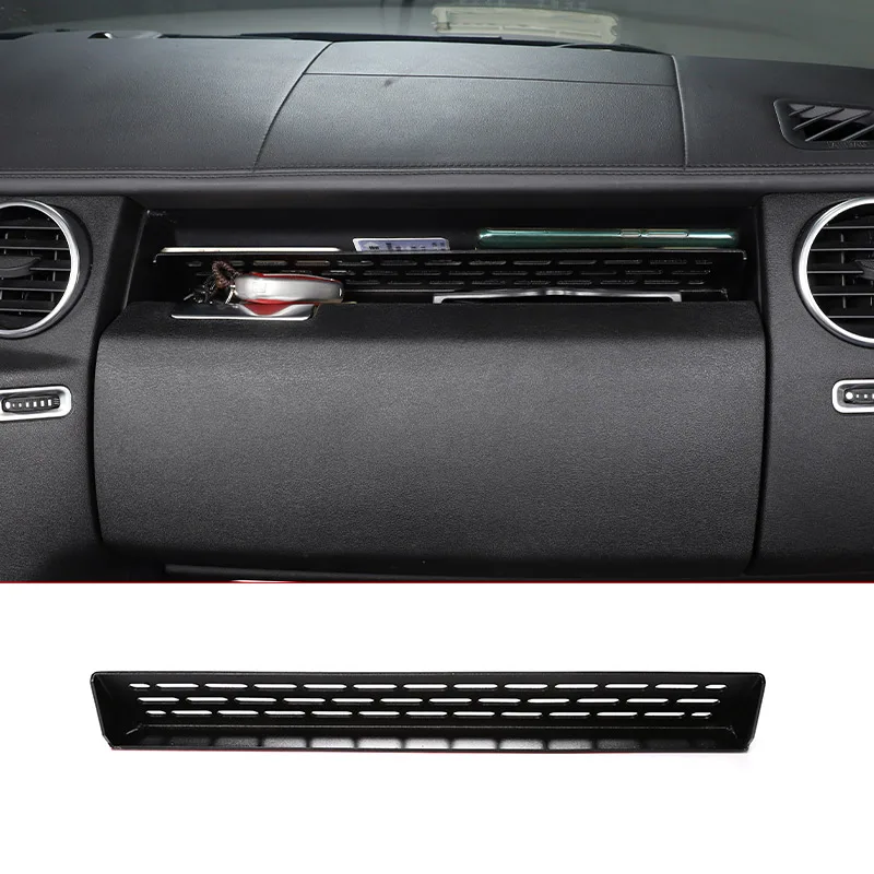 

For Land Rover Discovery 4 2010-2016 Black Car Glove Box Storage Divider Multi-Function Storage Finishing Compartment Accessory