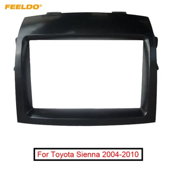 

FEELDO Car Radio Refitting Fascia Frame Adaptor For Toyota Sienna 2004-2010 Stereo 2DIN CD/DVD Panel Dash Frame Trim Kit