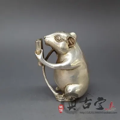 High-quality antique bronze carvings zodiac mouse decorative ornaments | Дом и сад