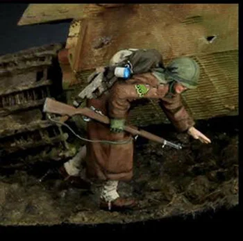 

1/35 ancient man Slow Down （NO TANK ） stand Resin figure Model kits Miniature gk Unassembly Unpainted