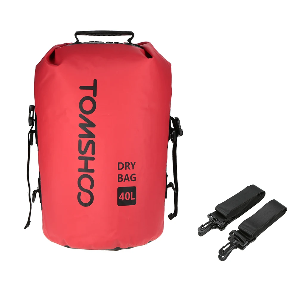 

TOMSHOO 40L Outdoor Water-Resistant Dry Bag Sack Storage Bag for Travelling Rafting Boating Kayaking Canoeing Camping