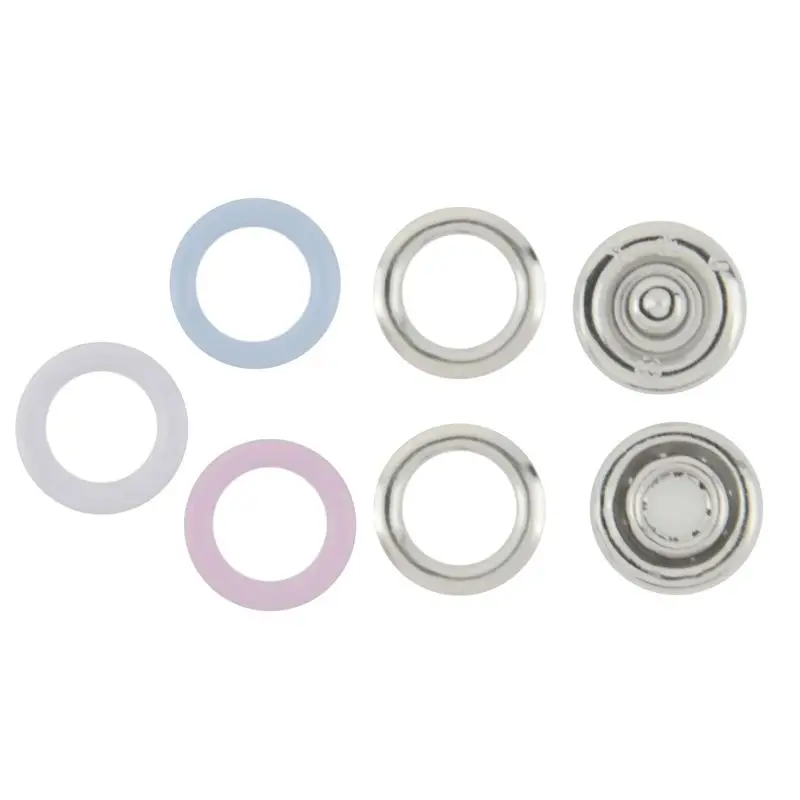 HHO-100pcs кнопки 9,5 мм 5 когтей(3,5 мм) ушко 4 цвета+ 1 зажим