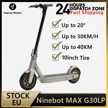 Billig EU Lager Original Ninebot MAX G30LP Elektrische Roller 10 Zoll Faltbare Skateboard 30 Km/h Smart KickScooter Mit Ninebot APP