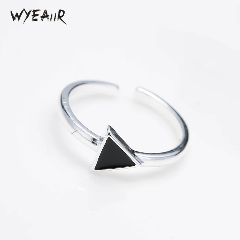 WYEAIIR простые геометрические треугольные черные глянцевые Ретро Универсальные