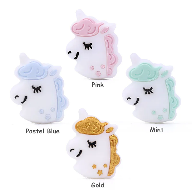 Chenkai 50PCS Silicone Unicorn Beads DIY Baby Koala Animal Cat Flamingo Pacifier Dummy Sensory Jewelry Gift Toy Accessories Chenkai 50PCS Silicone Unicorn Beads DIY Baby Koala Animal Cat Flamingo Pacifier Dummy Sensory Jewelry Gift Toy Accessories