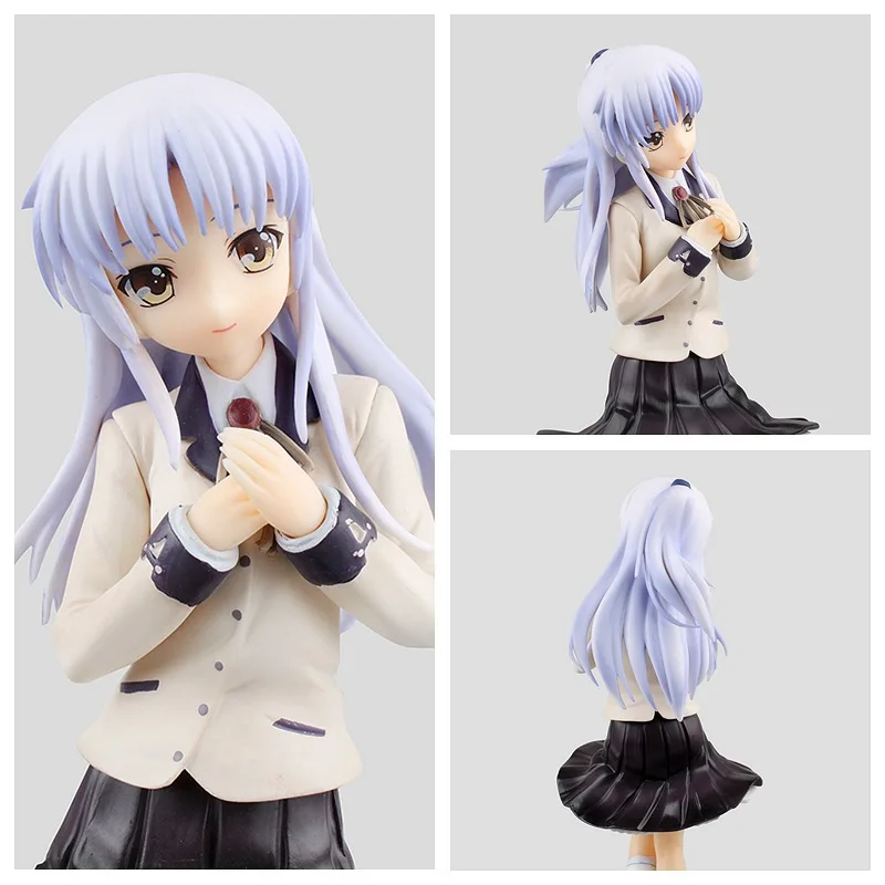 22 см Новый Аниме Angel Beats Tenshi Tachibana Kanade крылья Белого Ангела школьная форма Ver ПВХ