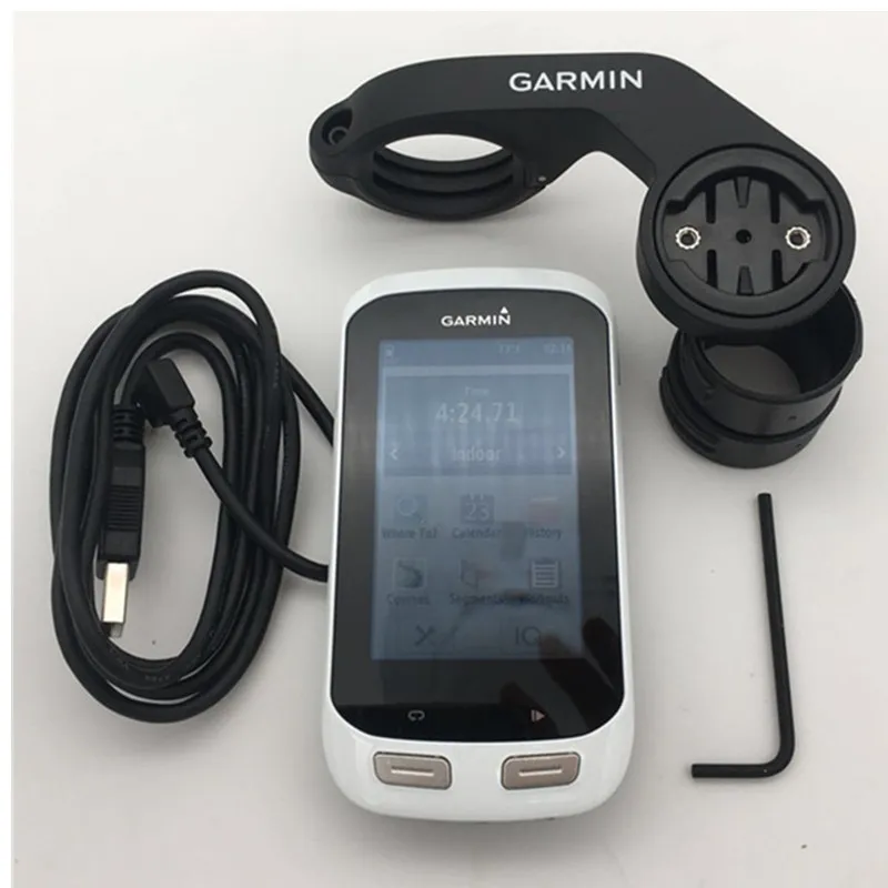 Велосипедный компьютер Garmin Edge 1000 б/у 90% Garmin EDGE 1000 gps б/у Поддержка английский испанский русский и т. Д - Цвет: Белый