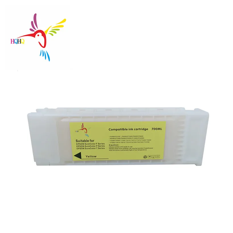 Валяной с текстильным чернильный картридж с чернилами для принтера Epson SureColor F2000 F2100 Printer700ML 6 шт./компл. T7251-T7254 T725A T725A
