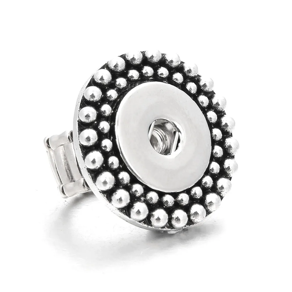 Stylish Women's Snap Button Ring Fashion Accessory Jewelry_voghion.com