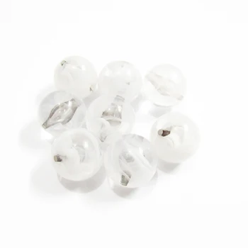 

Newest ! 20mm 100pcs/lot Transparent /Black Cored Double-Color Beads/Chunky Jewelry Beads