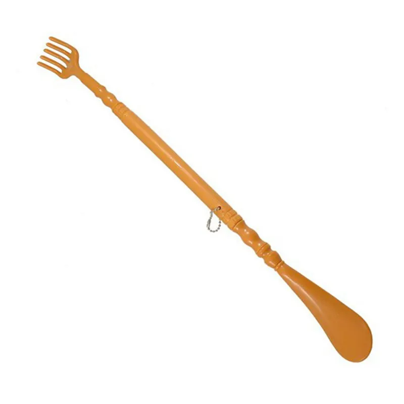 Brown Plastic Handle Back Scratch helper Massager 48 cm Back Scratchers