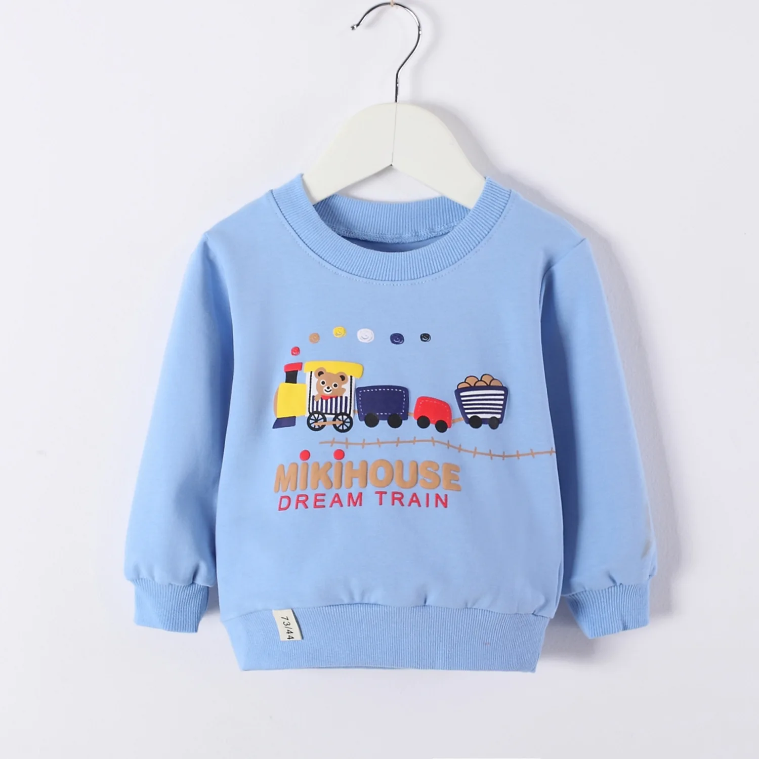 Infant Baby Boys Girls Hoodies Unisex Yellow Cartoon Bear Tracksuit Clothes Newborn Sweatshirts Size 1 2 3 Year Toddler Clothing