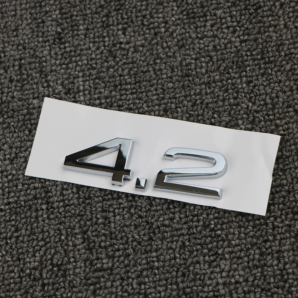 2 x Audi Aufkleber für Türen A1 A3 A4 A5 A6 A7 RS Q2 Q3 Q5 Emblem Logo 