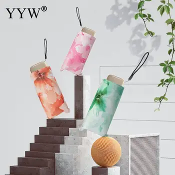 

Colorful Parasol Sun Umbrella Pocket Paraguas Mini Umbrellas Windproof Folding Umbrella Rain Woman Travel Ambrella Men Parapluie