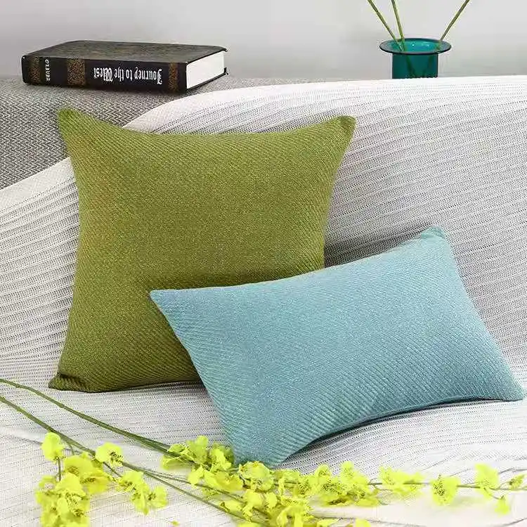 Прочный Диван Чехол для подушки 30x50 см, 40x40 см, 45x45 см, 50 х 50 см, 60 х 60 см домашний деактивировать диванной подушки для кресло автомобиля - Цвет: Grass Green