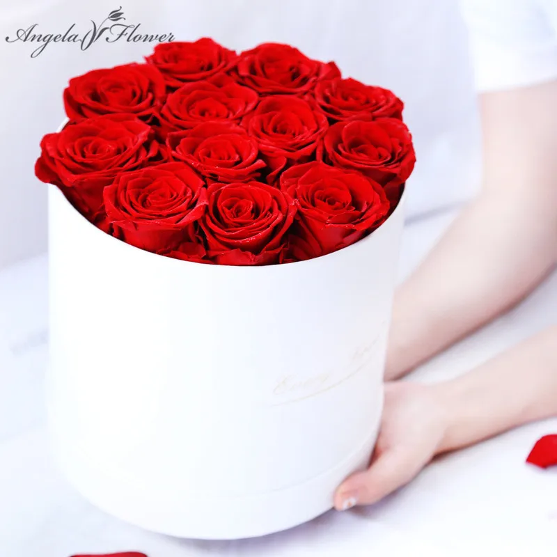 Preserved Immortal Rose Flower For Mother Eternal Life Material Flowers Set New 