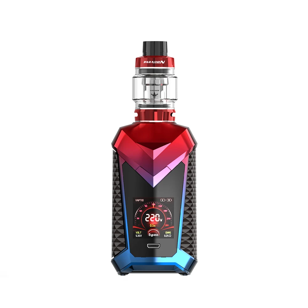 Günstige 【UK SHIPPING】Original Vape 220W Vaptio SUPER CAPE KIT E Zigaretten Vape Tank 8,0 ml Fit 510 nachfüllbare Zerstäuber 810 tropfspitze