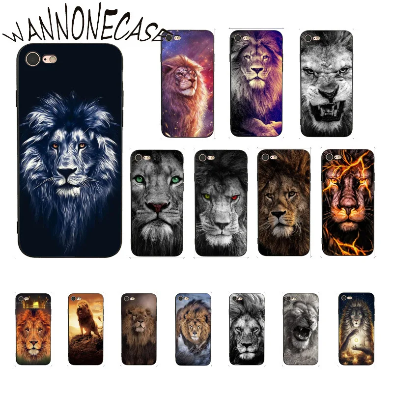 WANNONECASE животные Лев Новинка чехол для телефона Fundas iPhone 8 7 6 6S Plus X XS MAX 5 5S SE XR 11 11pro promax